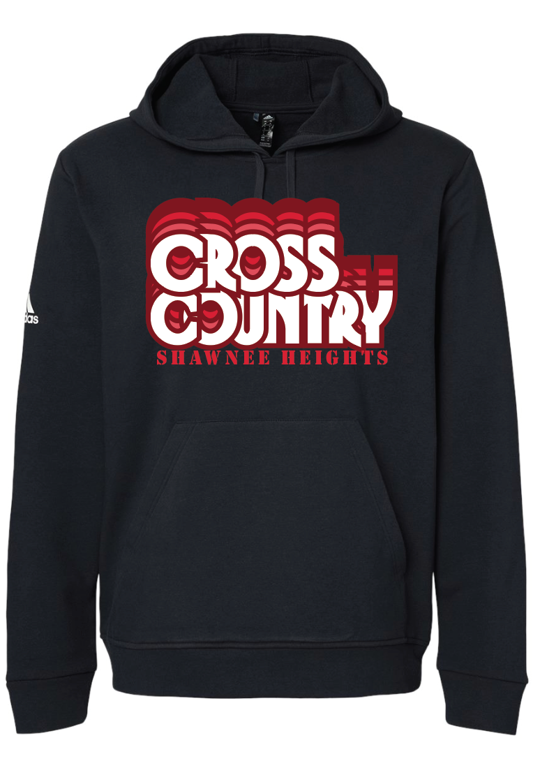 Thunderbirds Track and Field Red Adidas Fleece Hooded Sweatshirt