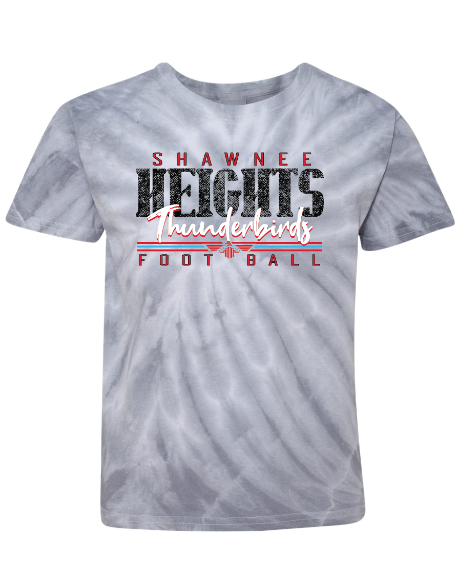 Heights Football Tie Dye T-shirt