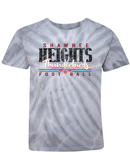 Heights Football Tie Dye T-shirt