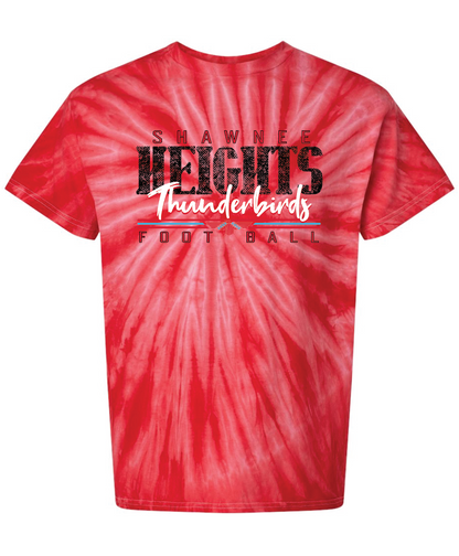 Heights Football Tie Dye T-shirt