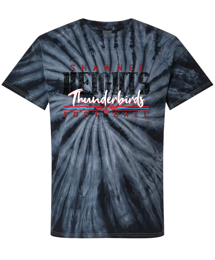 Heights Football Tie Dye T-shirt