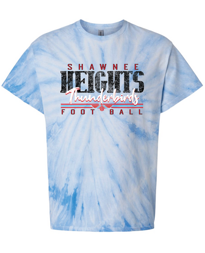 Heights Football Tie Dye T-shirt