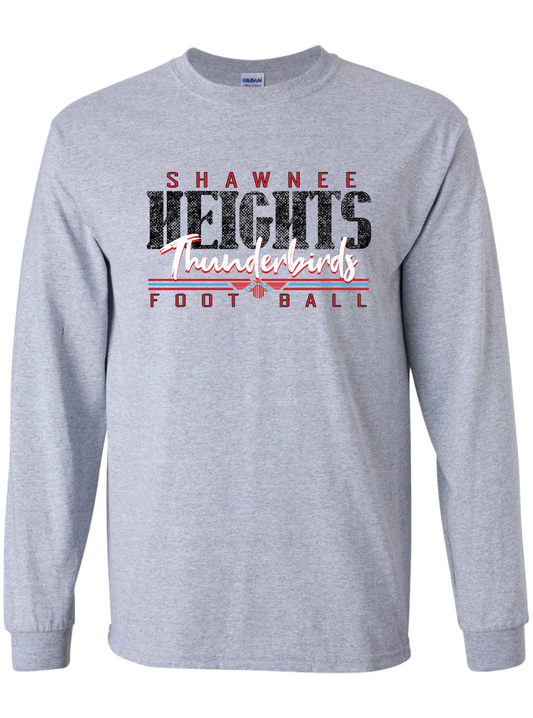 Heights Football Gildan Ultra Cotton Long Sleeve T-Shirt