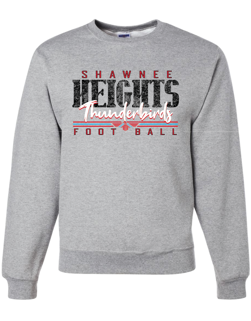 Heights Football Jerzees Nublend Crew Sweatshirt
