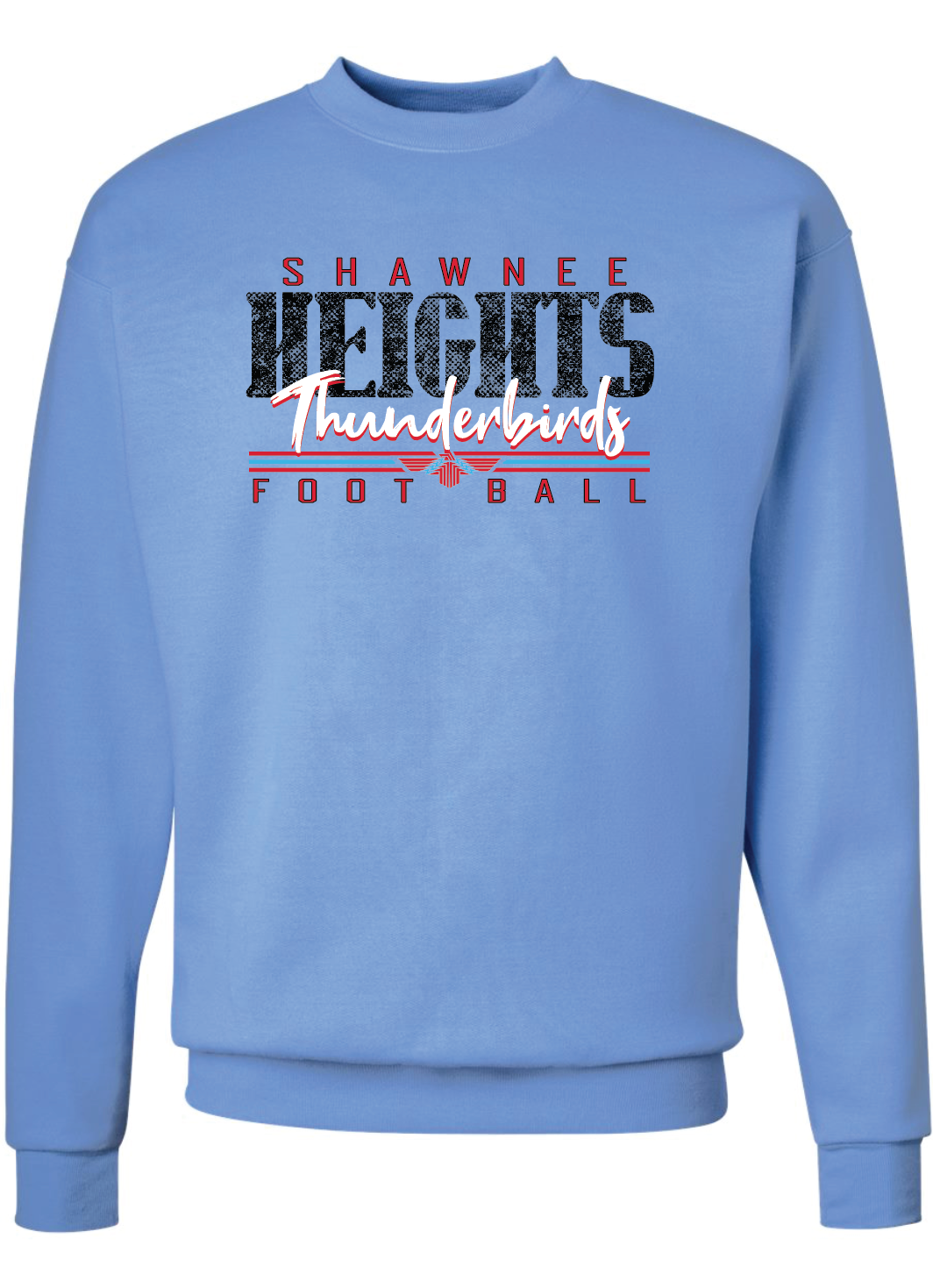 Heights Football Jerzees Nublend Crew Sweatshirt