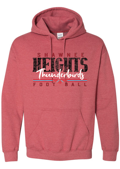 Heights Football Jerzees Nublend Hooded Sweatshirt