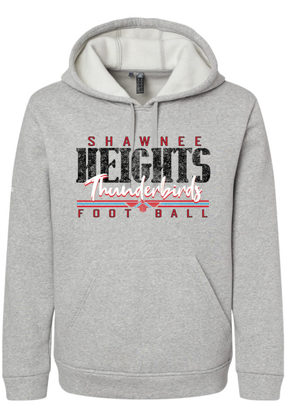 Heights Football Adidas Fleece Hooded Sweatshirt