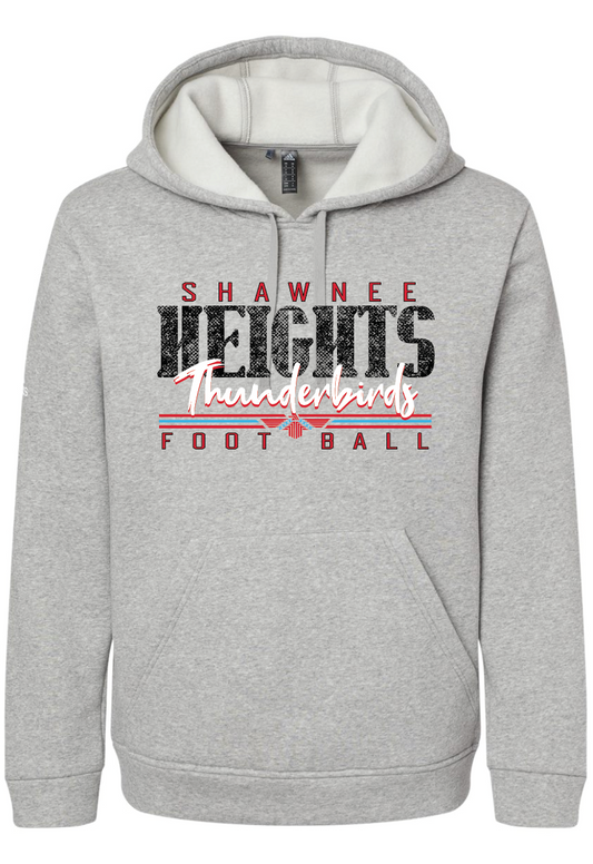 Heights Football Adidas Fleece Hooded Sweatshirt