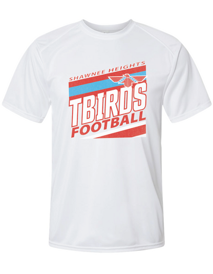 Tbirds Football Stripes Paragon Performance T-shirt