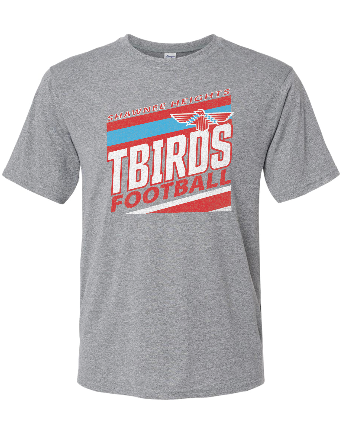 Tbirds Football Stripes Paragon Performance T-shirt