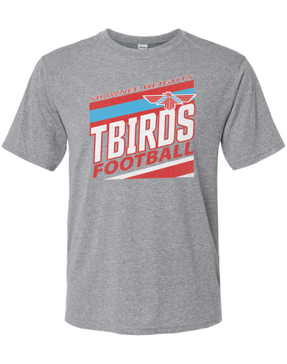 Tbirds Football Stripes Paragon Performance T-shirt