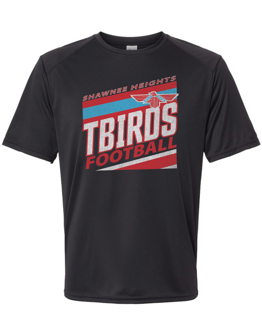 Tbirds Football Stripes Paragon Performance T-shirt
