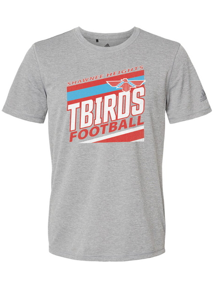 Tbirds Football Stripes Adidas Sports T-shirt