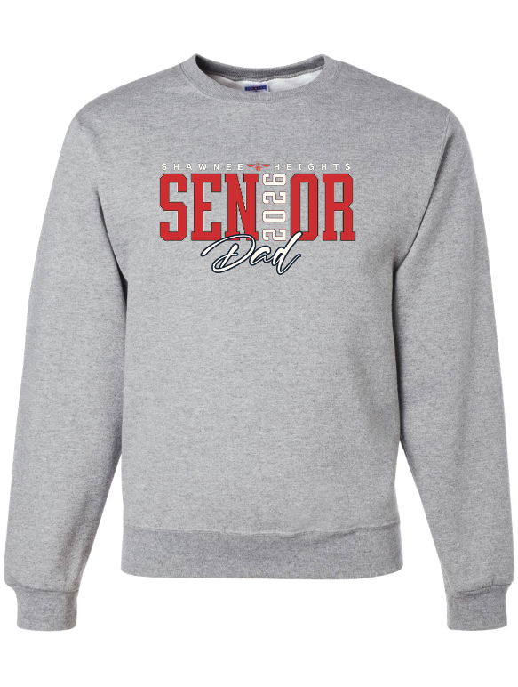 Custom Shawnee Heights Senior Crew Sweatshirt