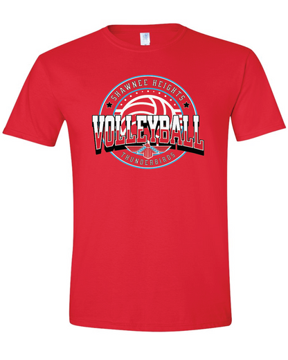 Shawnee Heights Volleyball Gildan Softstyle T-Shirt