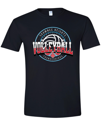 Shawnee Heights Volleyball Gildan Softstyle T-Shirt