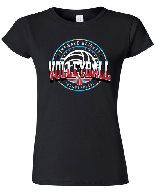 Shawnee Heights Volleyball Gildan Softstyle T-Shirt
