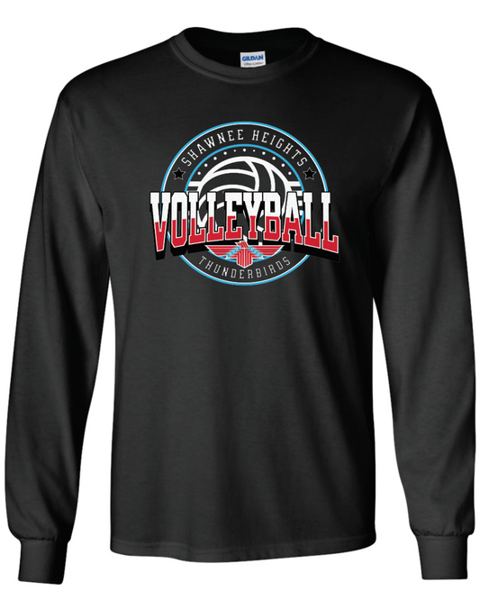 Shawnee Heights Volleyball Gildan Ultra Cotton Long Sleeve T-Shirt
