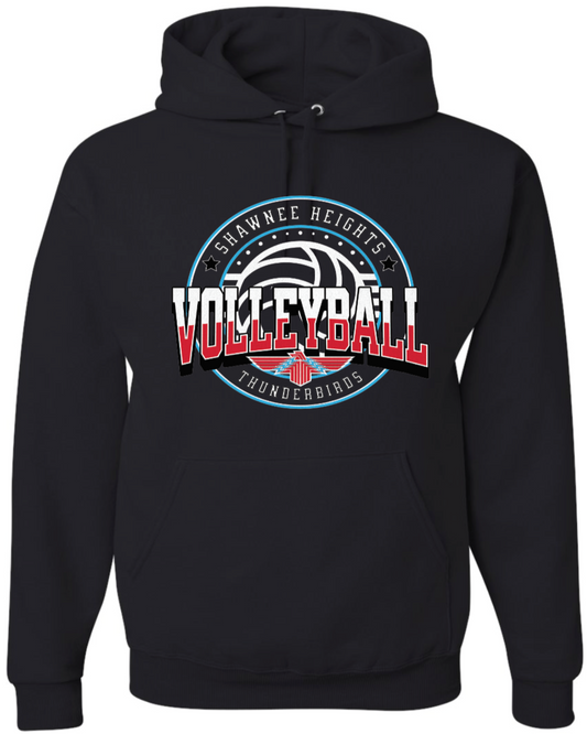 Shawnee Heights Volleyball Jerzees NuBlend® Hooded Sweatshirt