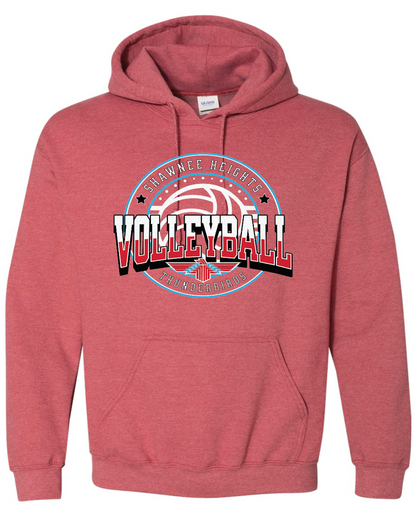 Shawnee Heights Volleyball Jerzees NuBlend® Hooded Sweatshirt