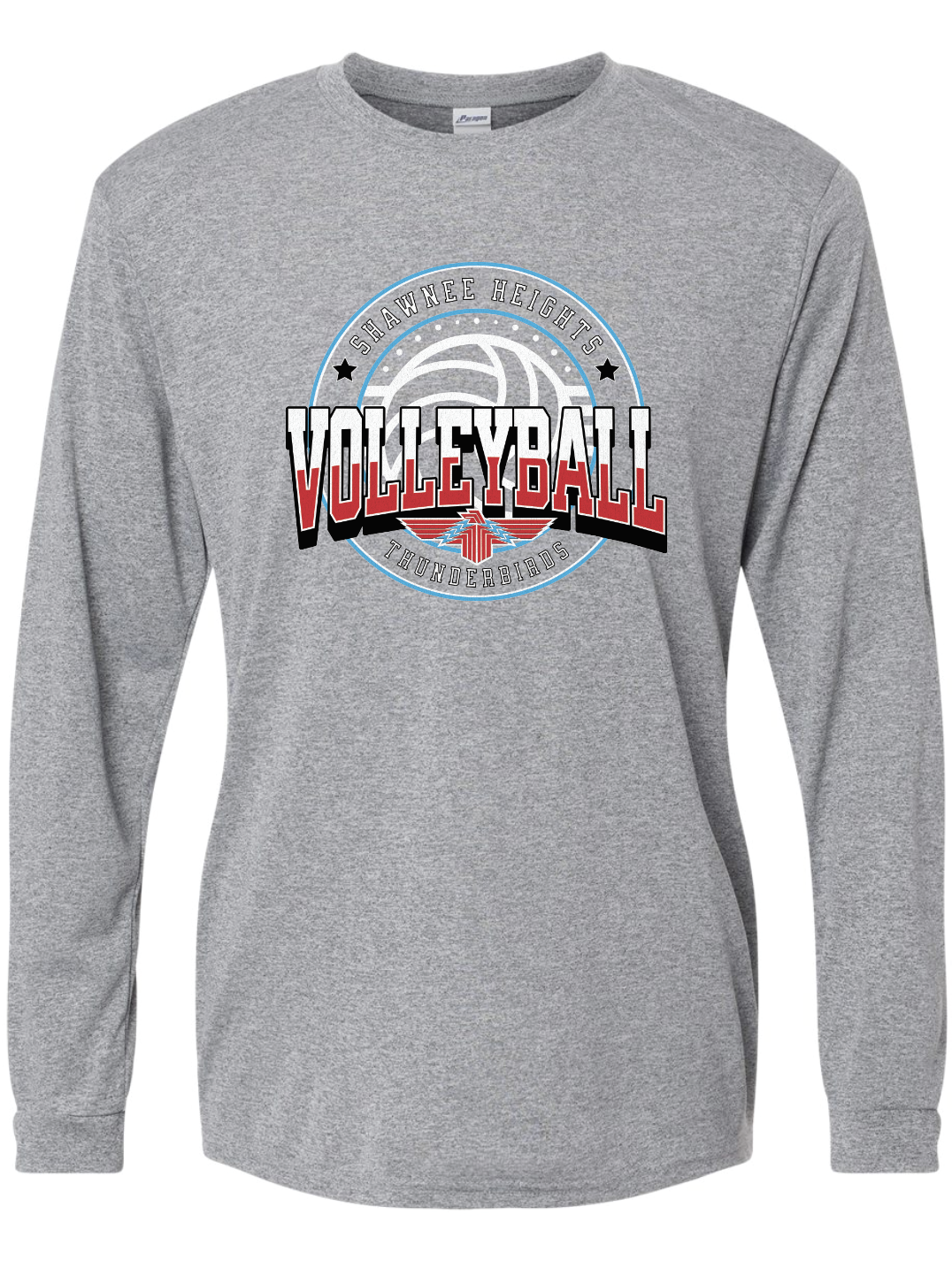 Shawnee Heights Volleyball Paragon Performance Long Sleeve T-shirt