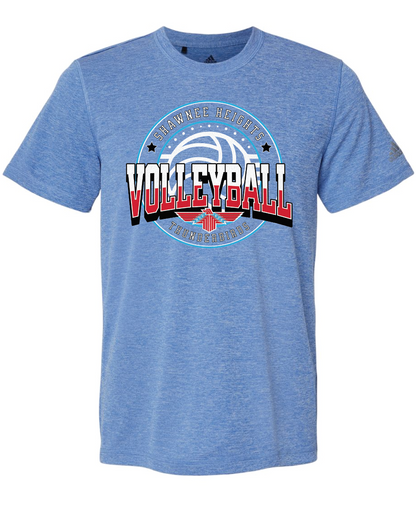 Shawnee Heights Volleyball Adidas Sports T-shirt