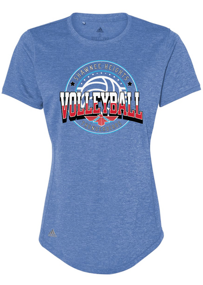 Shawnee Heights Volleyball Adidas Womens Sports T-shirt