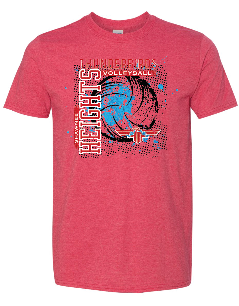 Thunderbirds Volleyball Gildan Softstyle T-Shirt