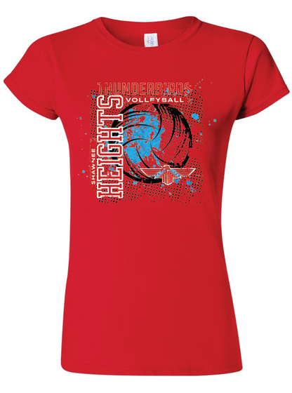 Thunderbirds Volleyball Gildan Softstyle T-Shirt