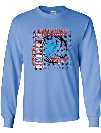 Thunderbirds Volleyball Gildan Ultra Cotton Long Sleeve T-Shirt