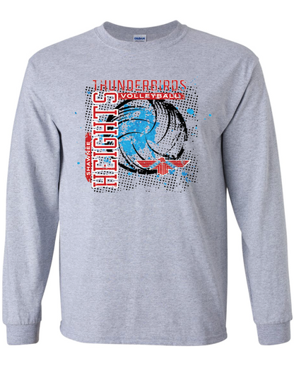 Thunderbirds Volleyball Gildan Ultra Cotton Long Sleeve T-Shirt