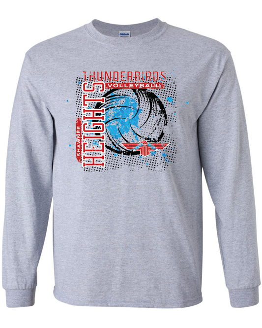 Thunderbirds Volleyball Gildan Ultra Cotton Long Sleeve T-Shirt