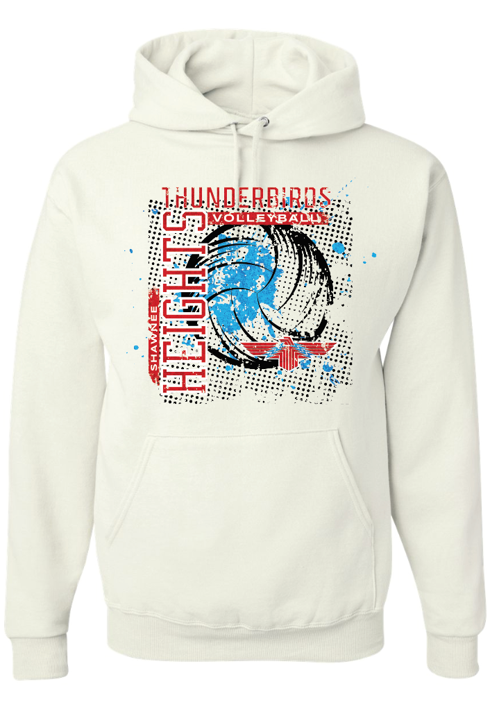 Thunderbirds Volleyball Jerzees NuBlend® Hooded Sweatshirt