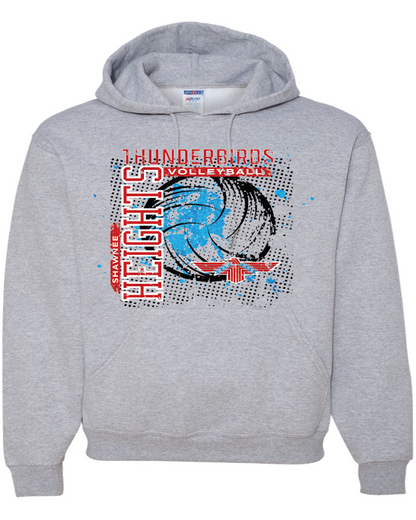 Thunderbirds Volleyball Jerzees NuBlend® Hooded Sweatshirt