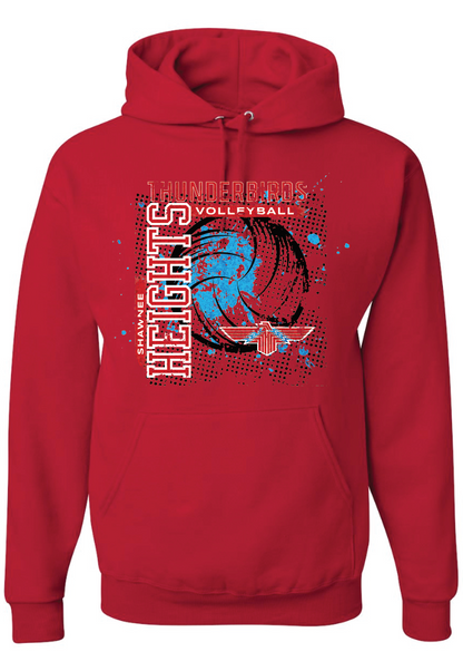 Thunderbirds Volleyball Jerzees NuBlend® Hooded Sweatshirt
