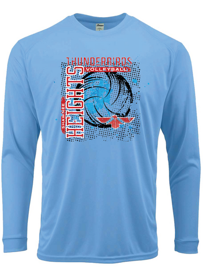 Thunderbirds Volleyball Paragon Performance Long Sleeve T-shirt