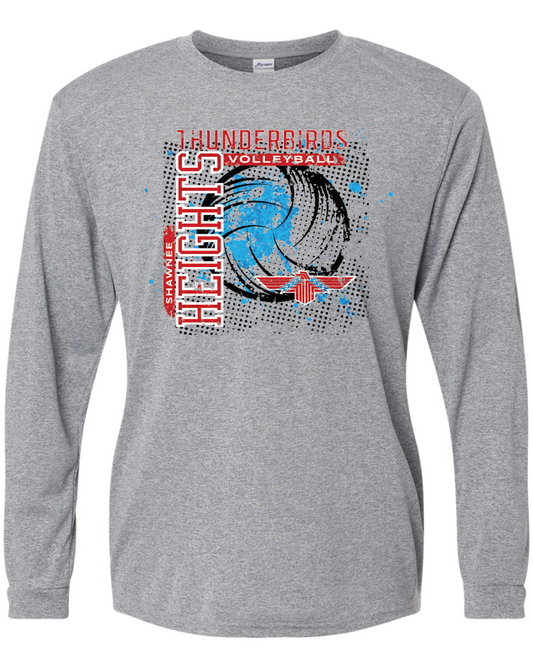 Thunderbirds Volleyball Paragon Performance Long Sleeve T-shirt