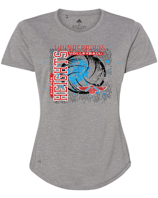 Thunderbirds Volleyball Adidas Womens Sports T-shirt