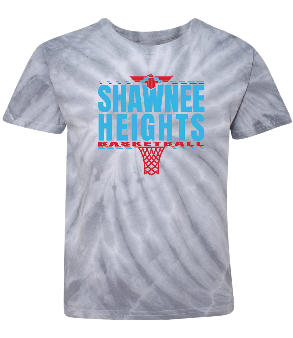 Shawnee Heights Basketball Tie Dye T-shirt