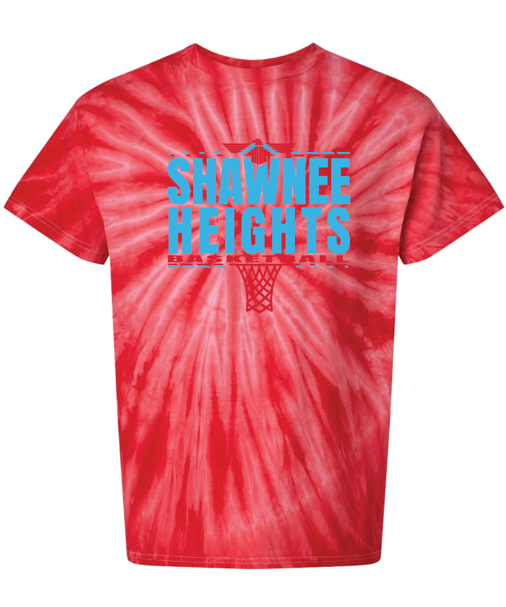 Shawnee Heights Basketball Tie Dye T-shirt
