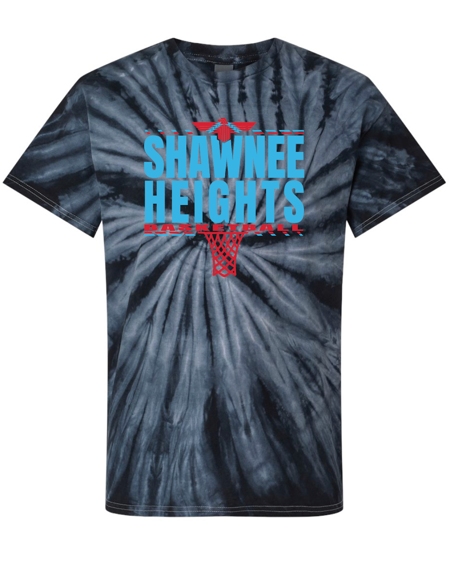 Shawnee Heights Basketball Tie Dye T-shirt