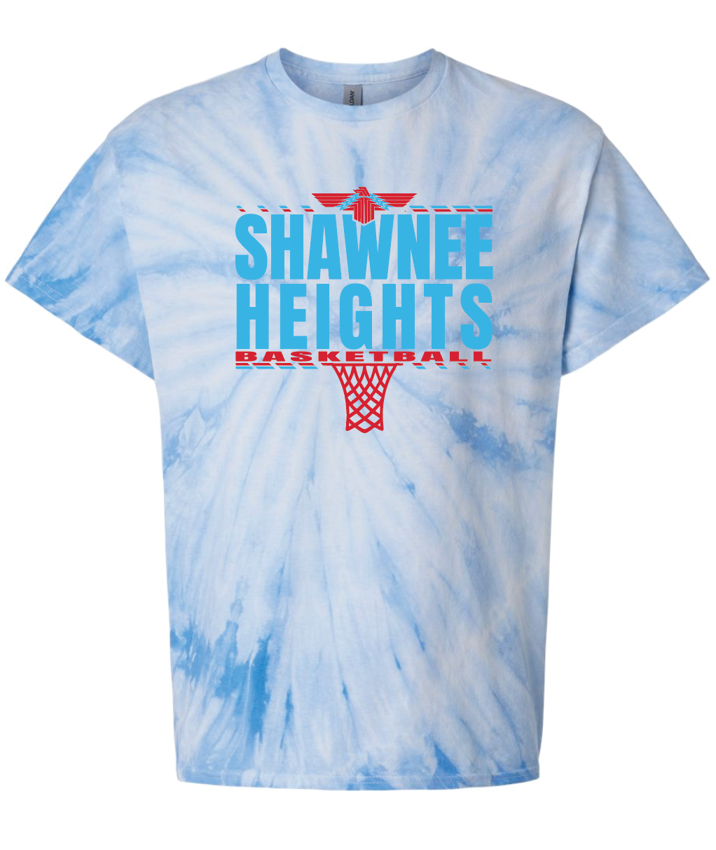 Shawnee Heights Basketball Tie Dye T-shirt