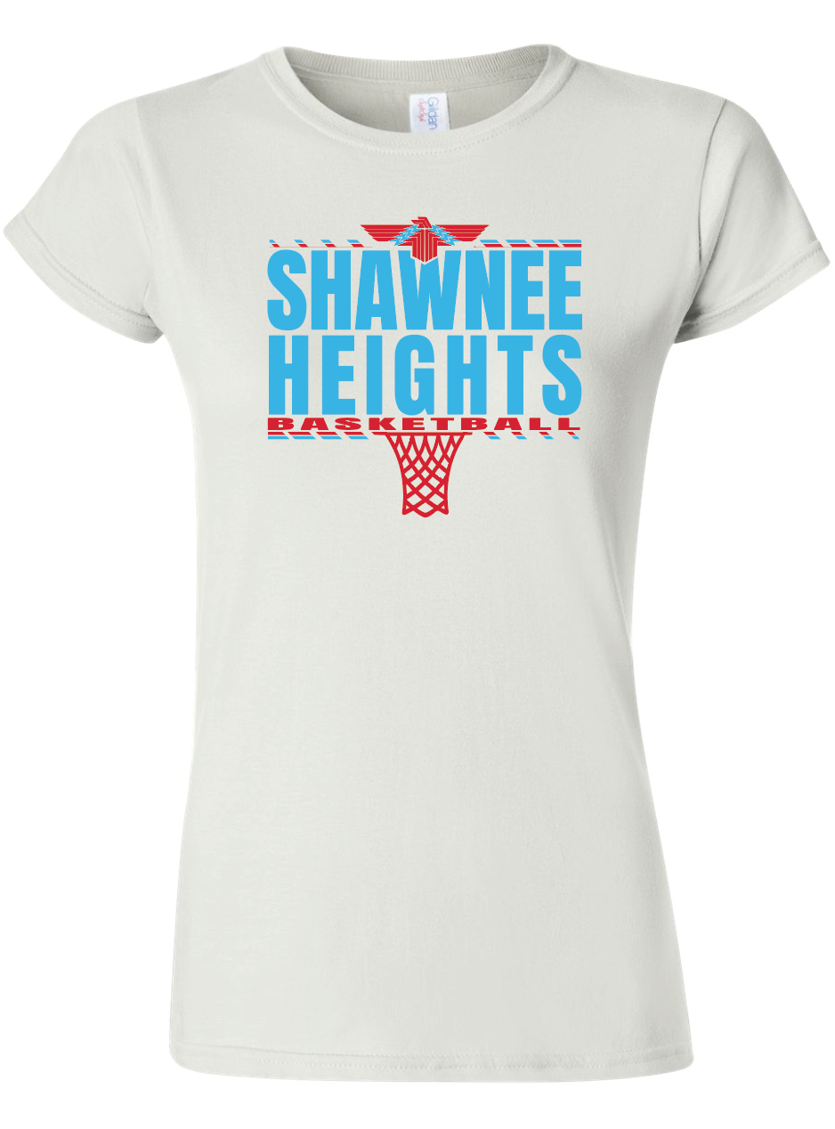 Shawnee Heights Basketball Womens Gildan Softstyle T-Shirt
