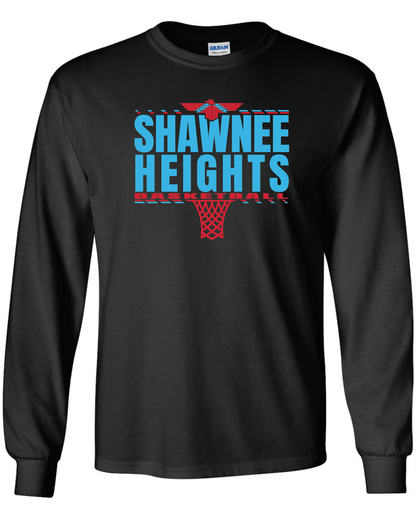 Shawnee Heights Basketball Gildan Ultra Cotton Long Sleeve T-Shirt