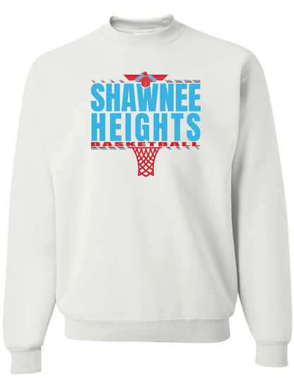 Shawnee Heights Basketball Jerzees Nublend Crew Sweatshirt