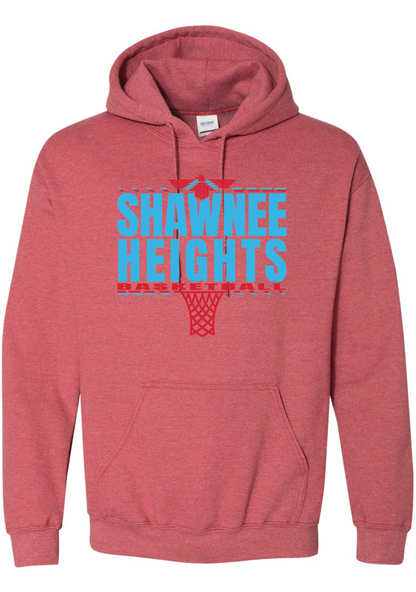 Shawnee Heights Basketball Jerzees NuBlend® Hooded Sweatshirt