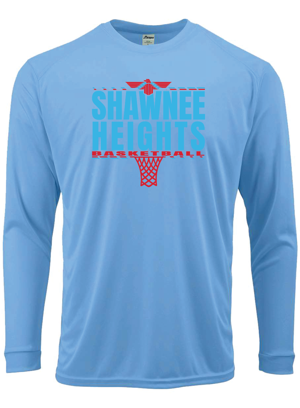 Shawnee Heights Basketball Paragon Performance Long Sleeve T-shirt