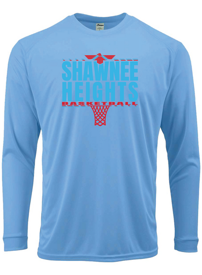 Shawnee Heights Basketball Paragon Performance Long Sleeve T-shirt