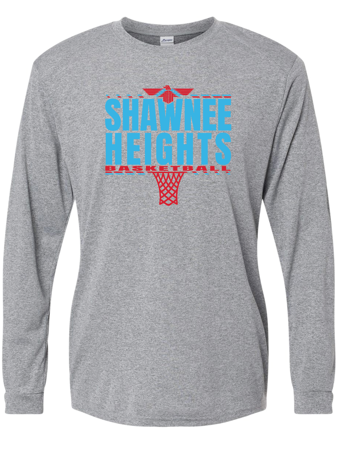 Shawnee Heights Basketball Paragon Performance Long Sleeve T-shirt