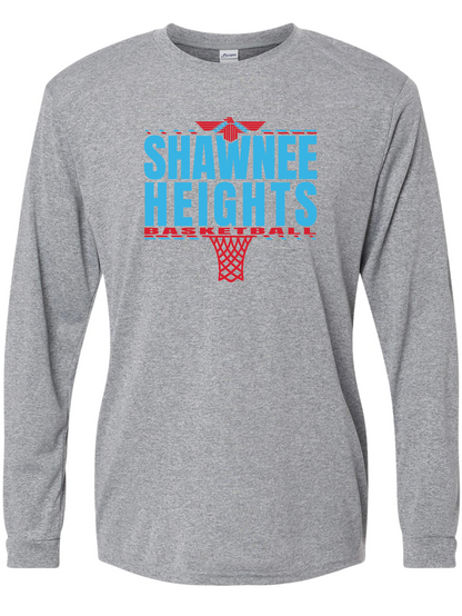 Shawnee Heights Basketball Paragon Performance Long Sleeve T-shirt